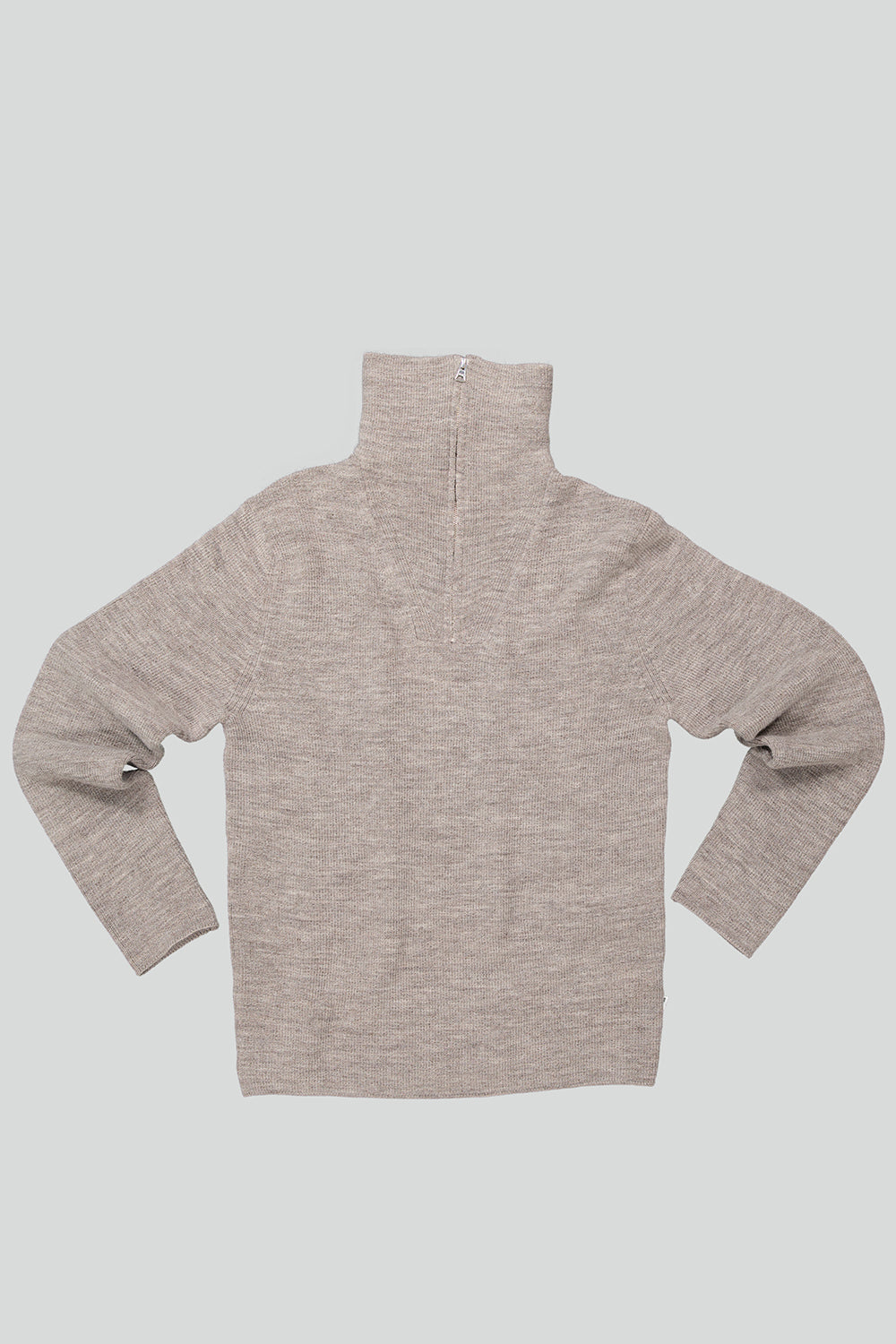 NN07 CARL 1/2 ZIP NECK RIB KNIT 6336