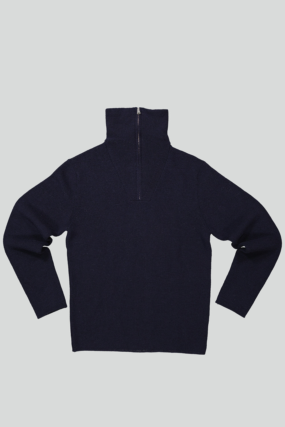 NN07 CARL 1/2 ZIP NECK RIB KNIT 6336