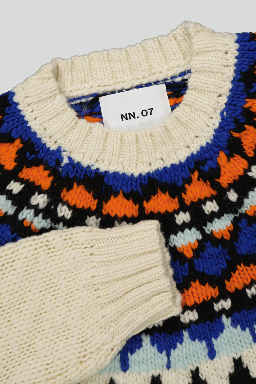 NNO7 FELIX NORDIC FAIRISLE CHUNKY KNIT 6613