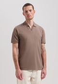 DSTREZZED BOWIE V-NECK STRETCH COTTON POLO 240022
