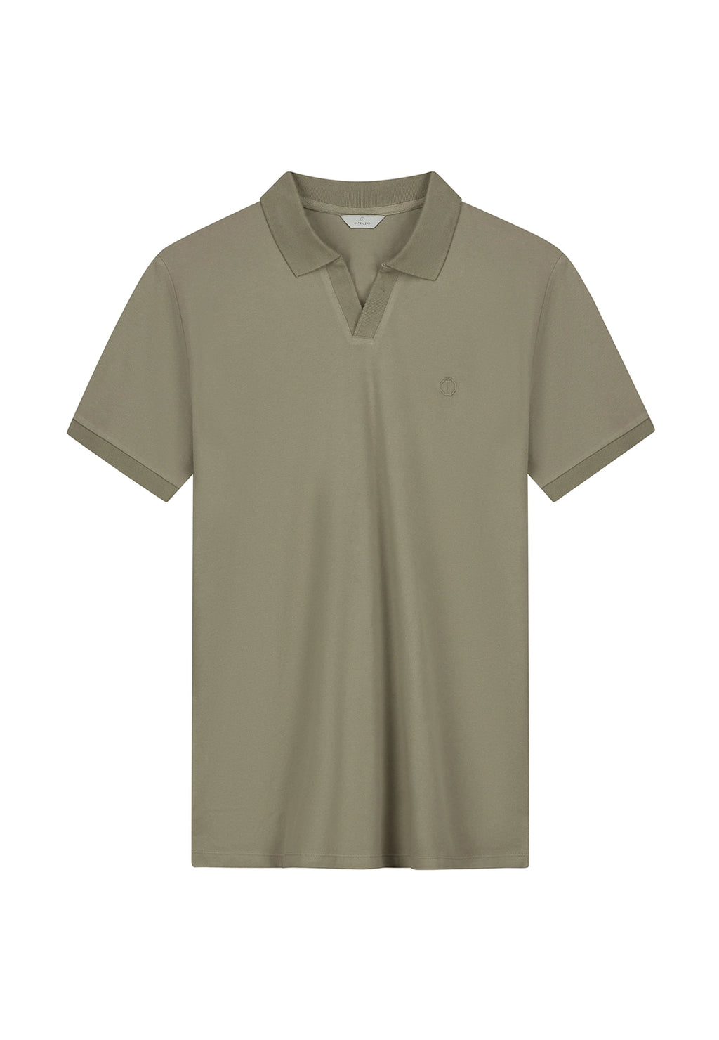 DSTREZZED BOWIE V-NECK STRETCH COTTON POLO 240022