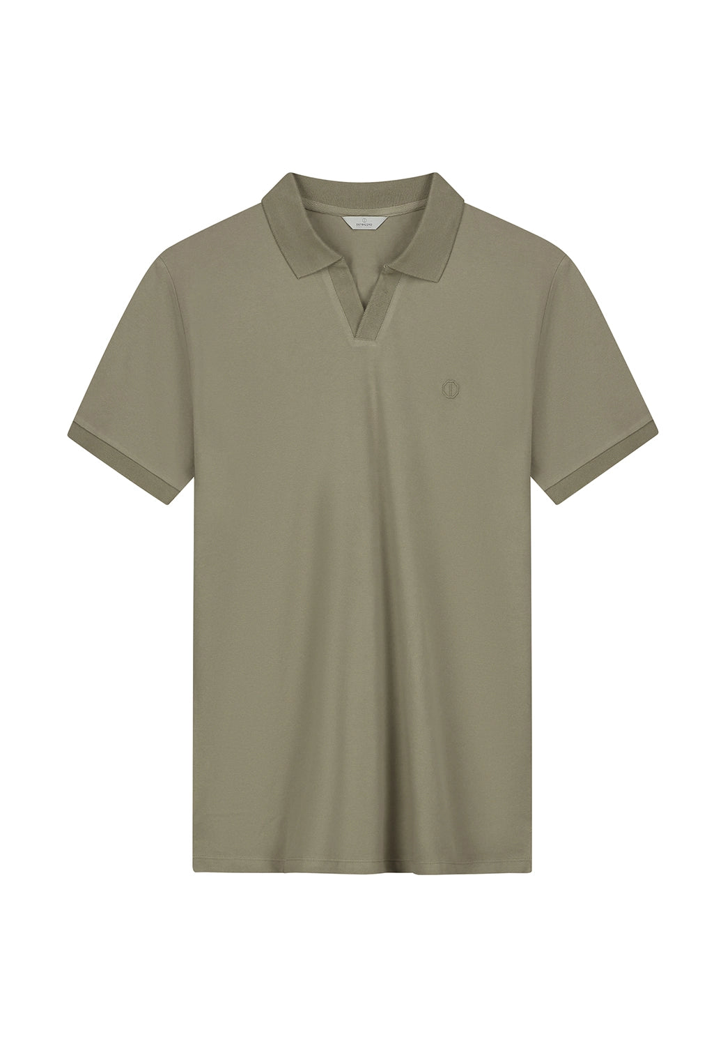 DSTREZZED BOWIE V-NECK STRETCH COTTON POLO 240022