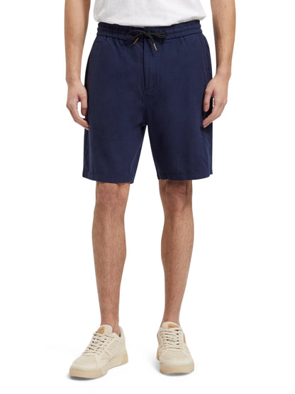 SCOTCH & SODA COTTON / LINEN BERMUDA SHORTS 175742