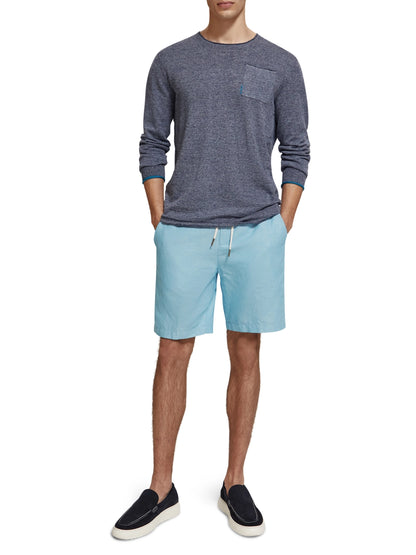 SCOTCH & SODA COTTON / LINEN BERMUDA SHORTS 175742