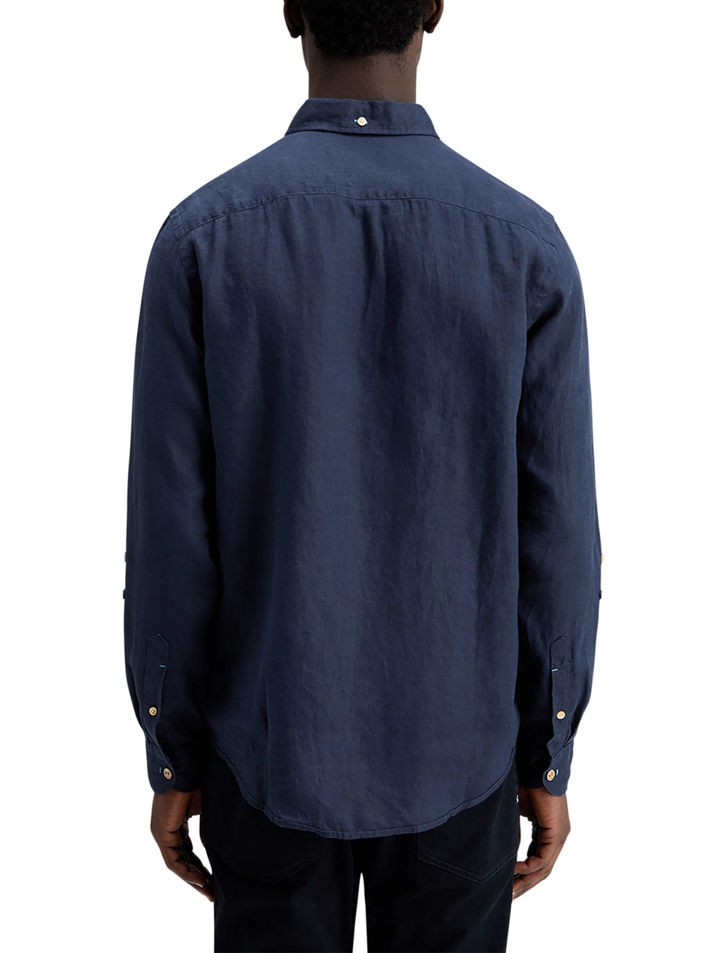 SCOTCH & SODA LINEN L/S ROLL-UP SHIRT 177150