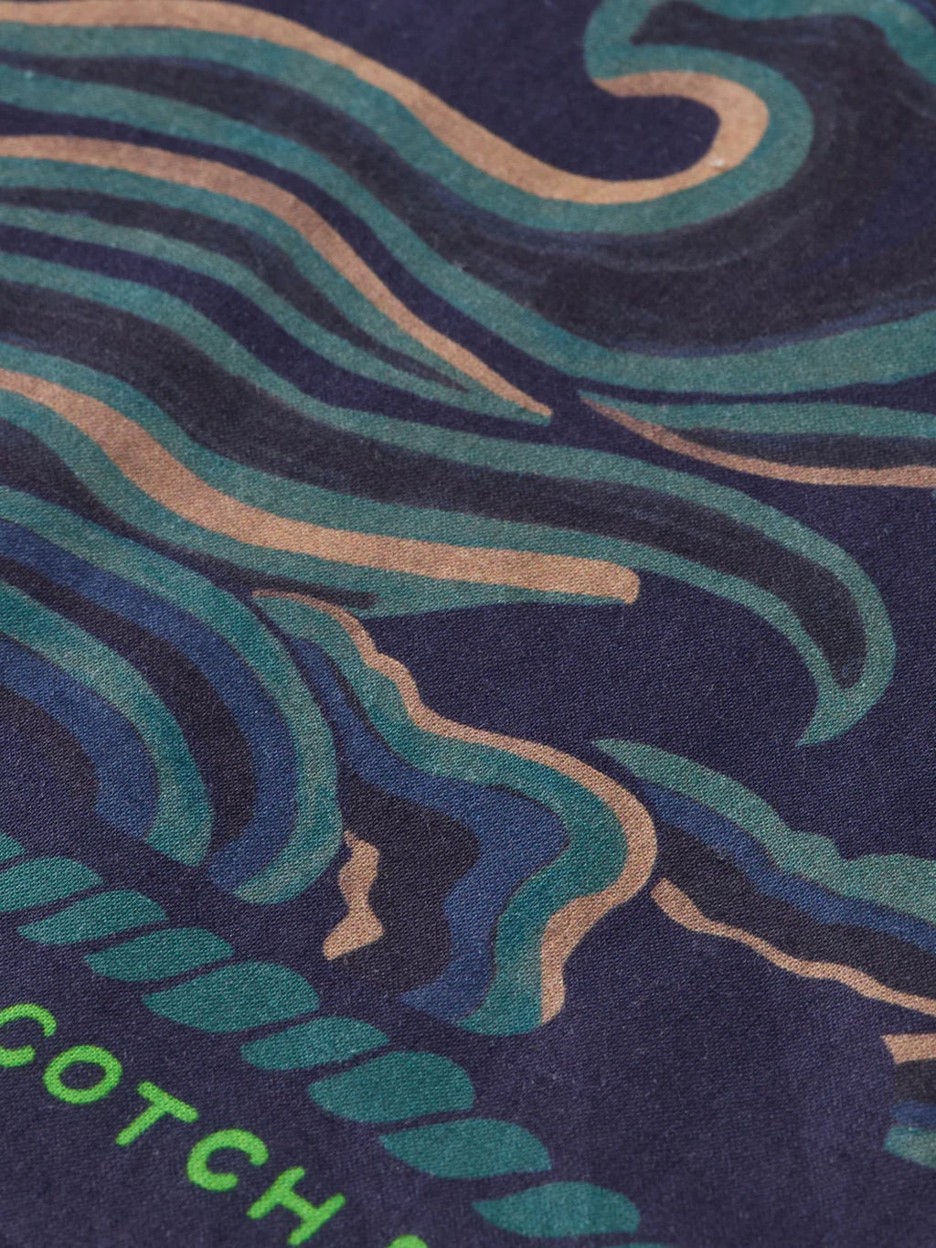 SCOTCH & SODA PRINTED COTTON BANDANA 175607