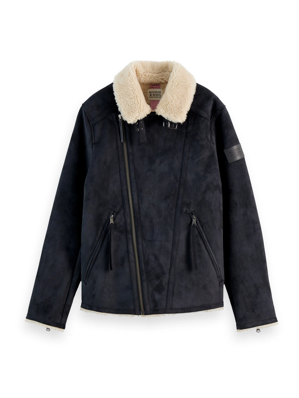 SCOTCH & SODA FAUX SHEERLING JACKET 178616