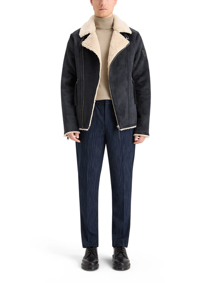 SCOTCH & SODA FAUX SHEERLING JACKET 178616