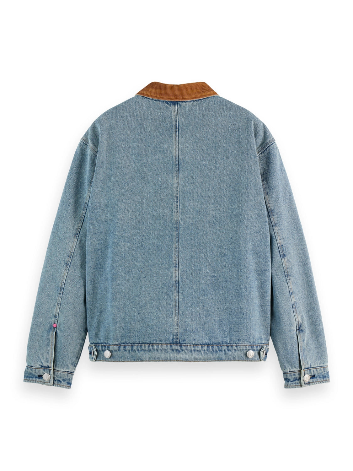 SCOTCH & SODA CORD COLLAR TEDDY LINED DENIM TRUCKER JACKET 178621