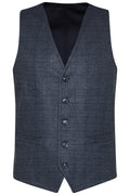 DIGEL ERIK STRETCH JERSEY CHECK WAISTCOAT 1240075V