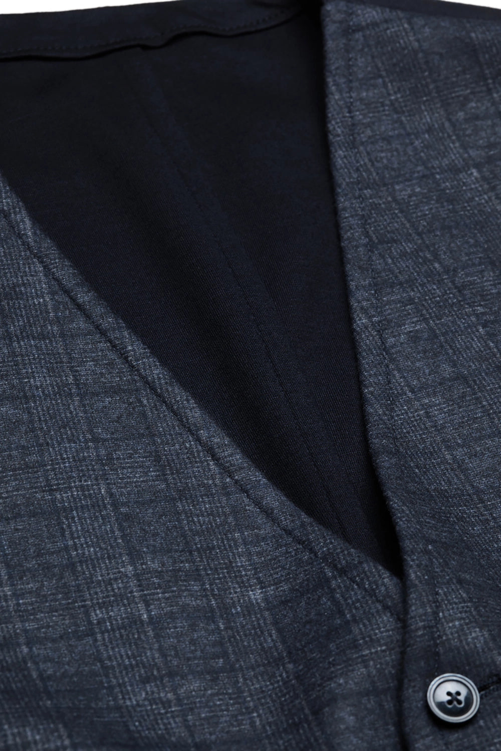 DIGEL ERIK STRETCH JERSEY CHECK WAISTCOAT 1240075V