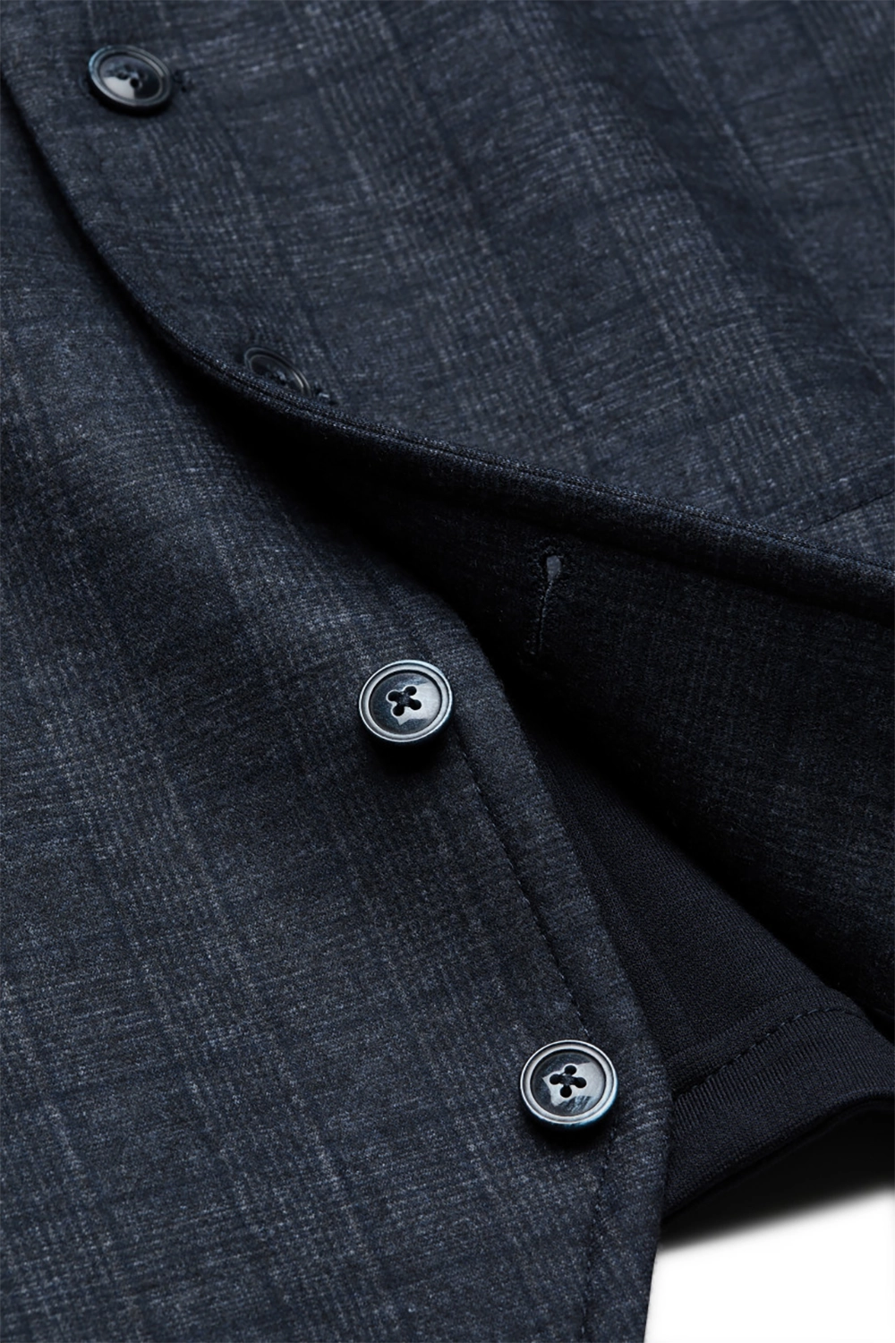 DIGEL ERIK STRETCH JERSEY CHECK WAISTCOAT 1240075V