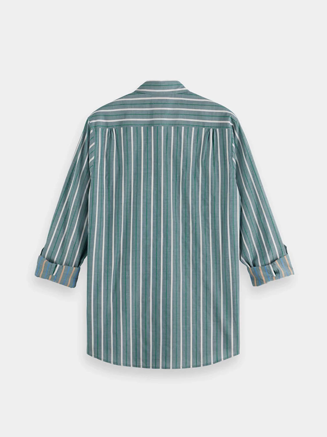 SCOTCH & SODA DOBBY STRIPED L/S COTTON SHIRT 179871