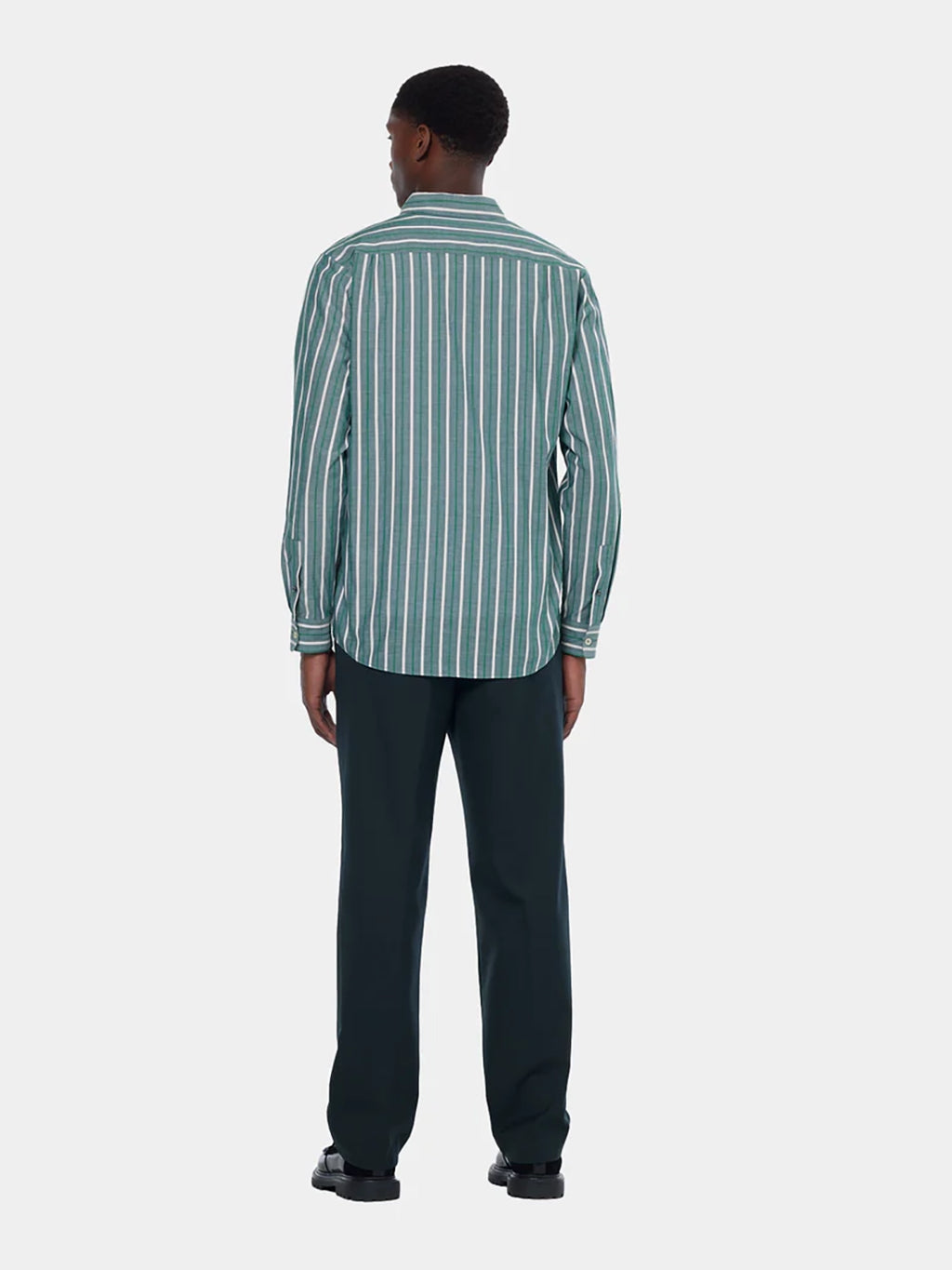 SCOTCH & SODA DOBBY STRIPED L/S COTTON SHIRT 179871