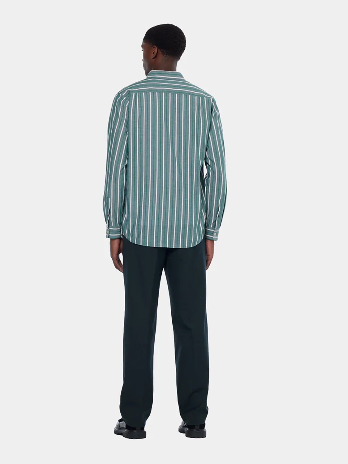 SCOTCH & SODA DOBBY STRIPED L/S COTTON SHIRT 179871