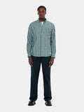 SCOTCH & SODA DOBBY STRIPED L/S COTTON SHIRT 179871