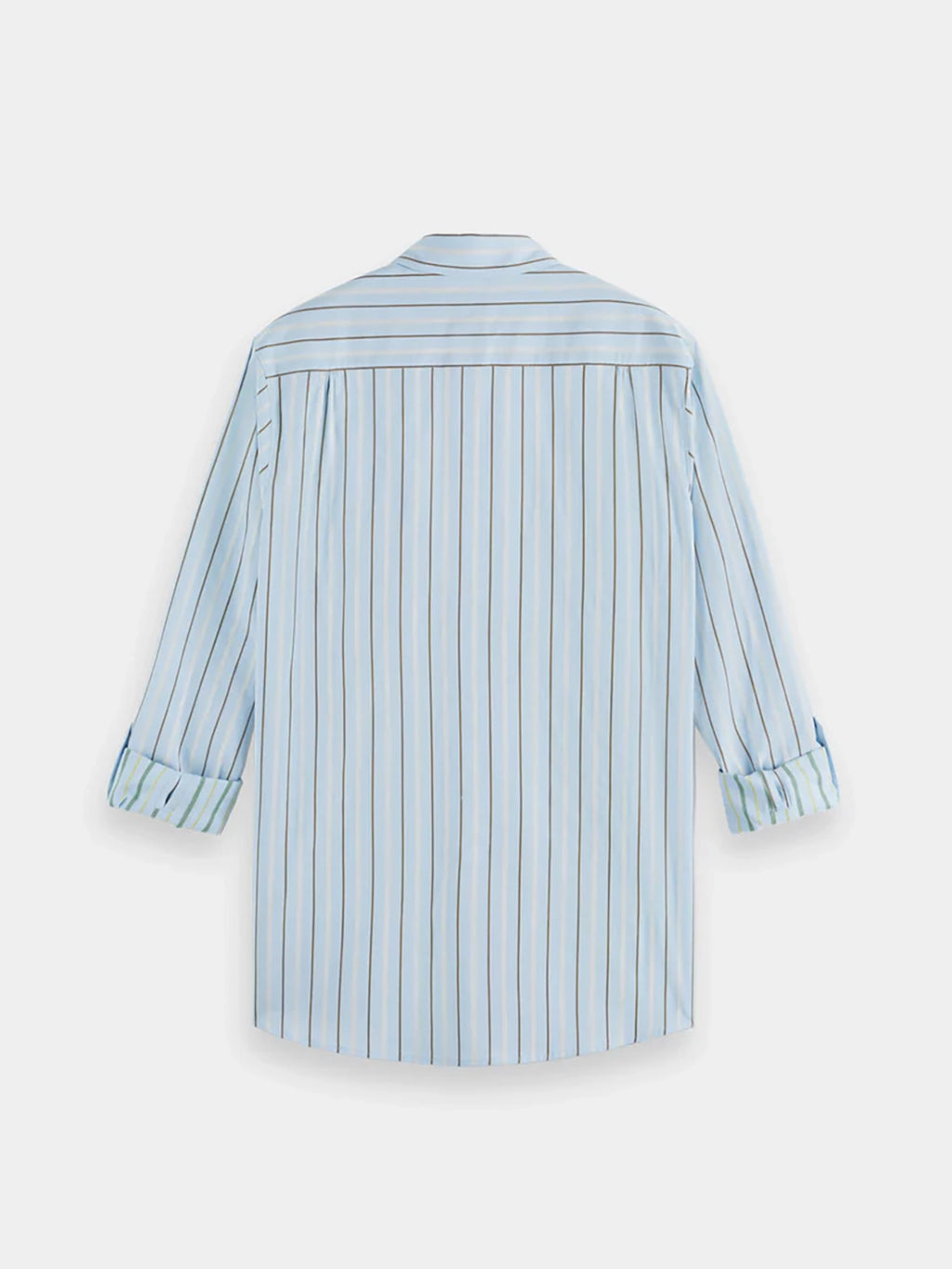 SCOTCH & SODA DOBBY STRIPED L/S COTTON SHIRT 179871