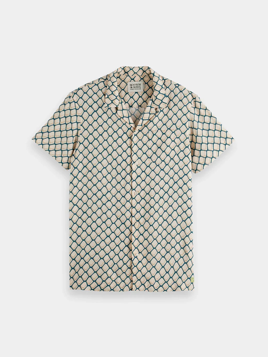 SCOTCH &SODA AOP VISCOSE REG FIT S/S SHIRT 179882
