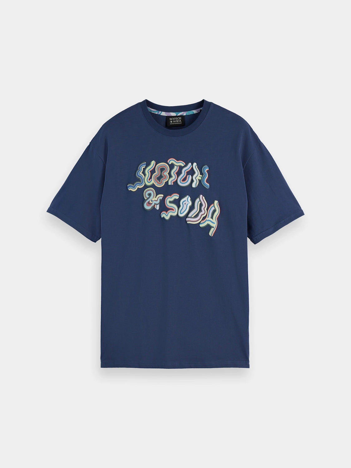 SCOTCH & SODA RELAXED FIT FRONT ARTWORK TEE 180058