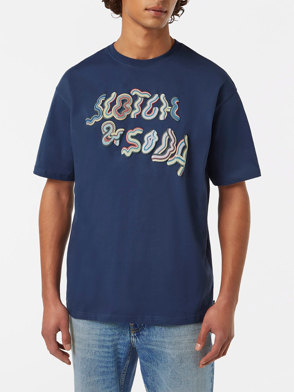SCOTCH & SODA RELAXED FIT FRONT ARTWORK TEE 180058