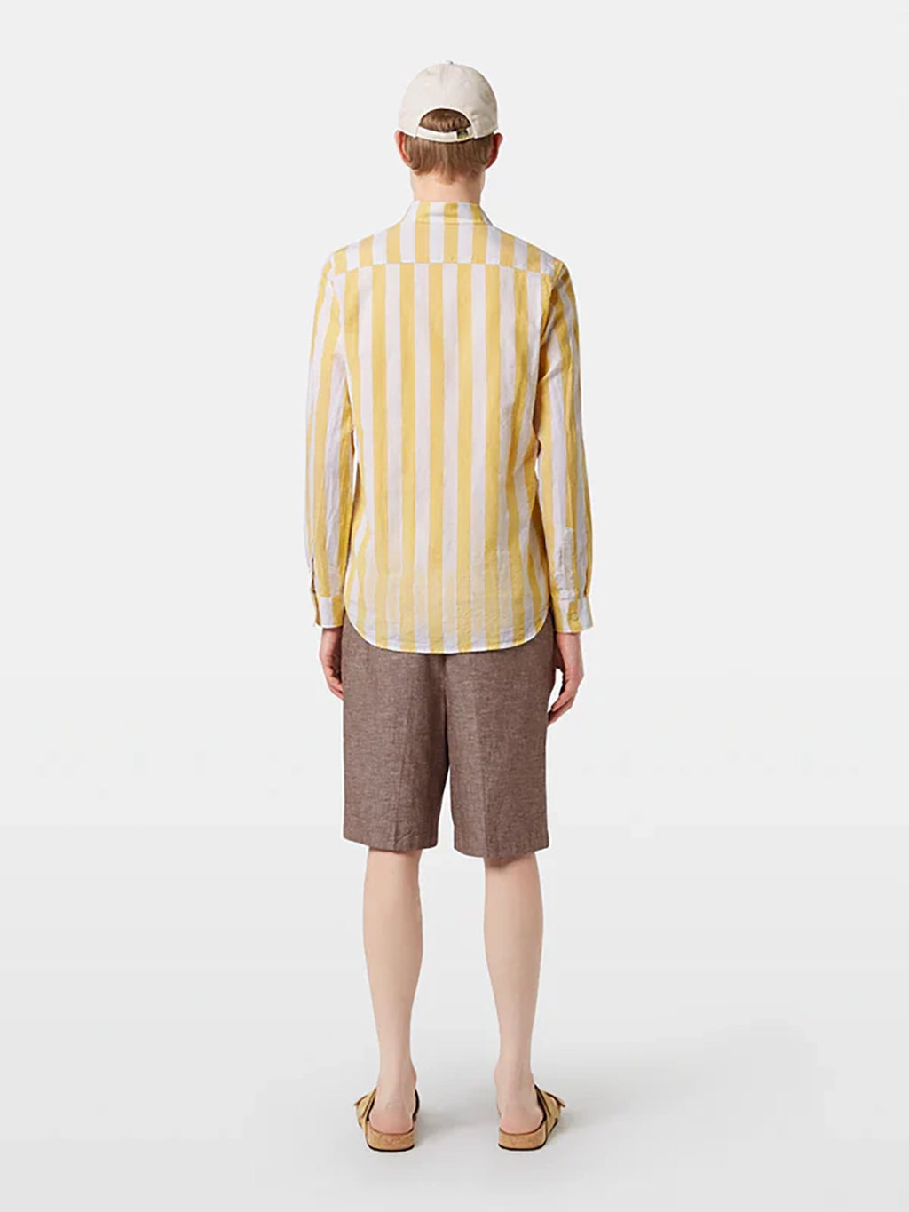 SCOTCH &SODA REG FIT BOLD STRIPE L/S LINEN SHIRT 180131