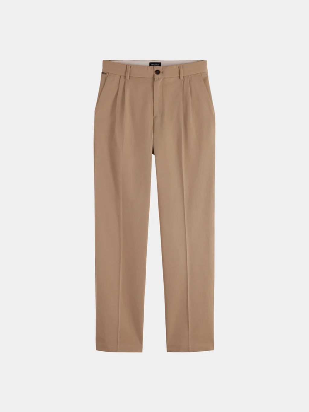 SCOTCH & SODA RELAXED STRAIGHT FIT COTTON LYOCELL MIX TWILL CHINO 180269