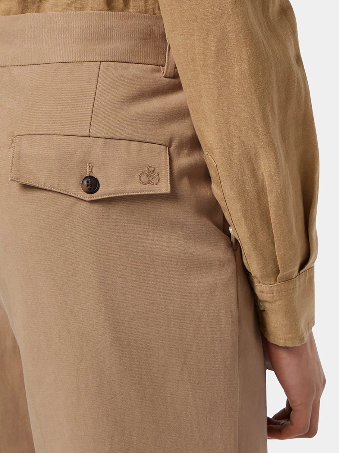 SCOTCH & SODA RELAXED STRAIGHT FIT COTTON LYOCELL MIX TWILL CHINO 180269