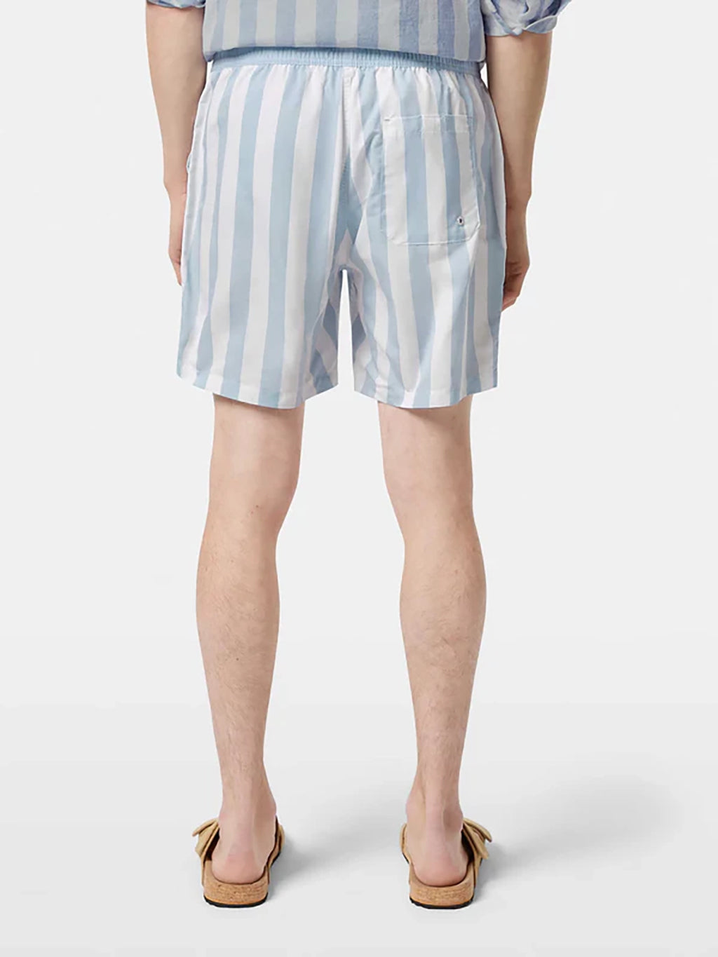 SCOTCH & SODA BOLD STRIPE MID LENGTH SWIMSHORT 180384