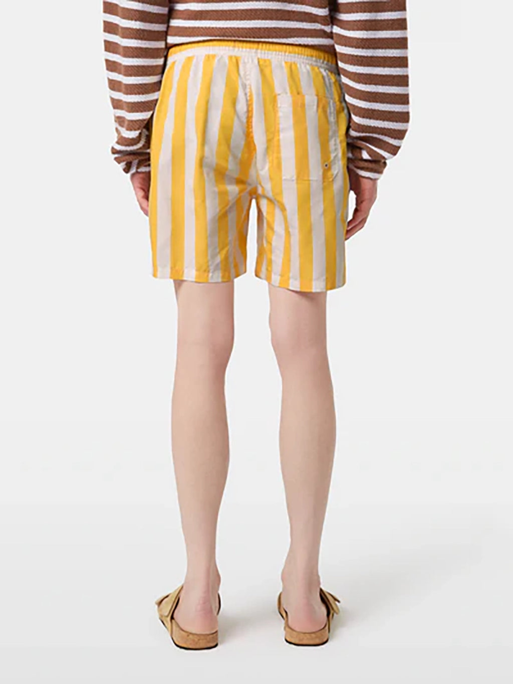 SCOTCH & SODA BOLD STRIPE MID LENGTH SWIMSHORT 180384