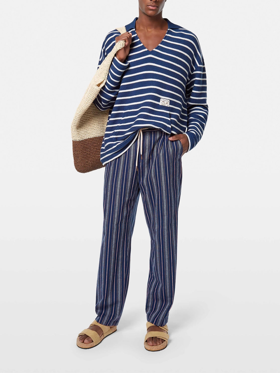 SCOTCH & SODA LOOSE FIT LOOP TERRY COLLAR SWEAT 180472