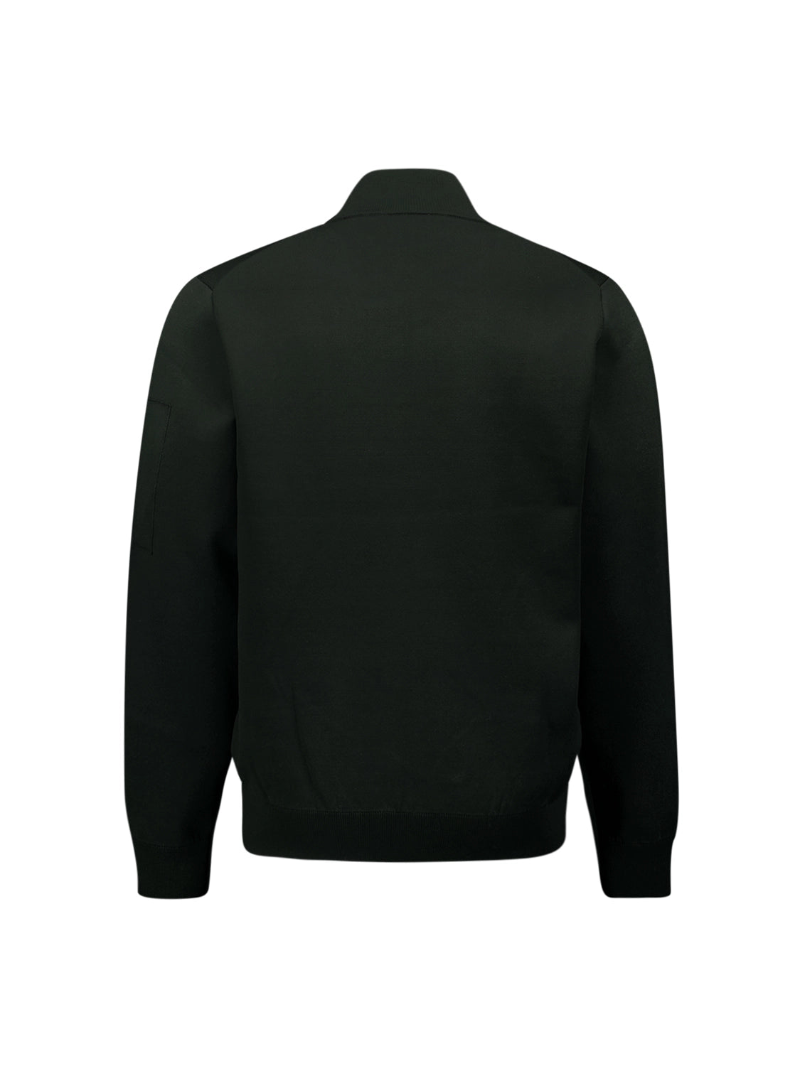 NO EXCESS 2 COLOUR DOUBLE KNIT ZIP THRU CARDIGAN 25210920
