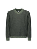 NO EXCESS WOOL BLEND 2 COLOURED VNECK PULLOVER 25210957