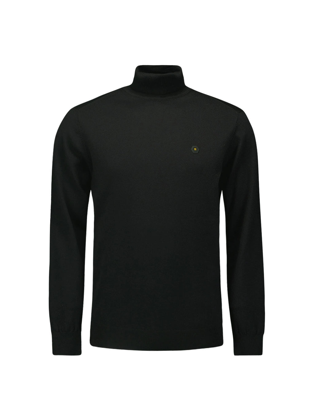 NO EXCESS 2 COLOURED MELANGE ROLLNECK PULLOVER 25210982