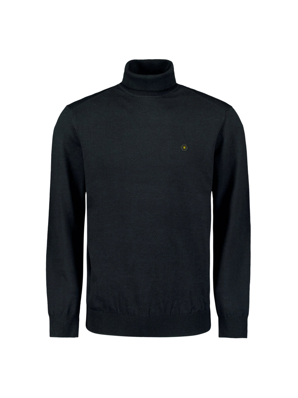 NO EXCESS 2 COLOURED MELANGE ROLLNECK PULLOVER 25210982