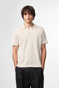 NN07 RYAN LINEN / COTTON V-NECK POLO 6311