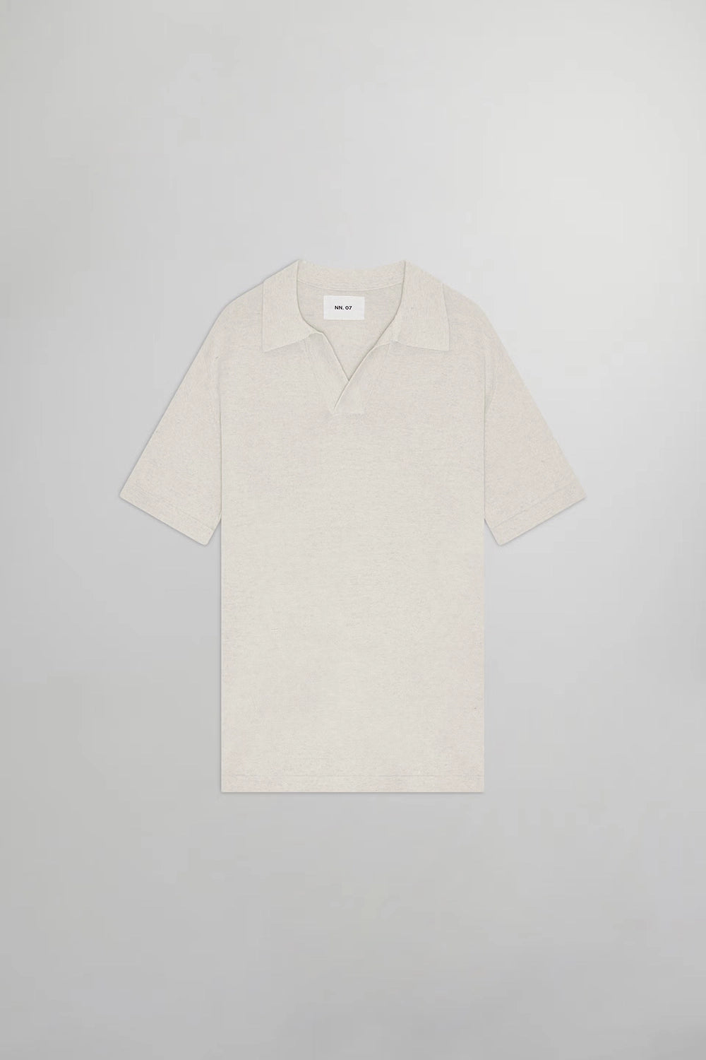 NN07 RYAN LINEN / COTTON V-NECK POLO 6311