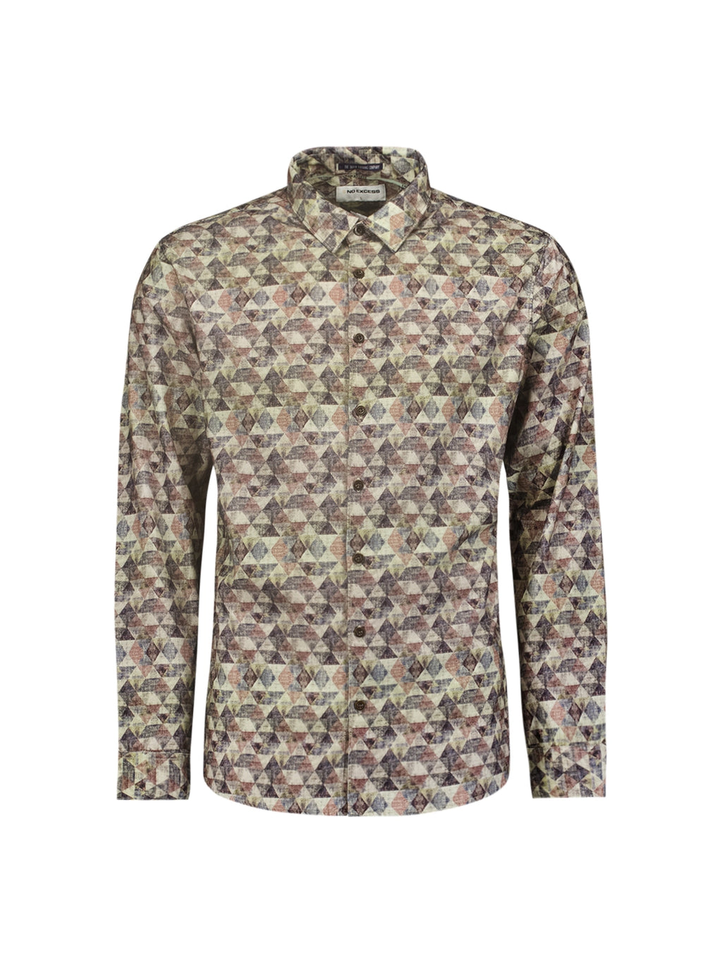 NO EXCESS ALLOVER PRINTED CORDUROY L/S SHIRT 25430918
