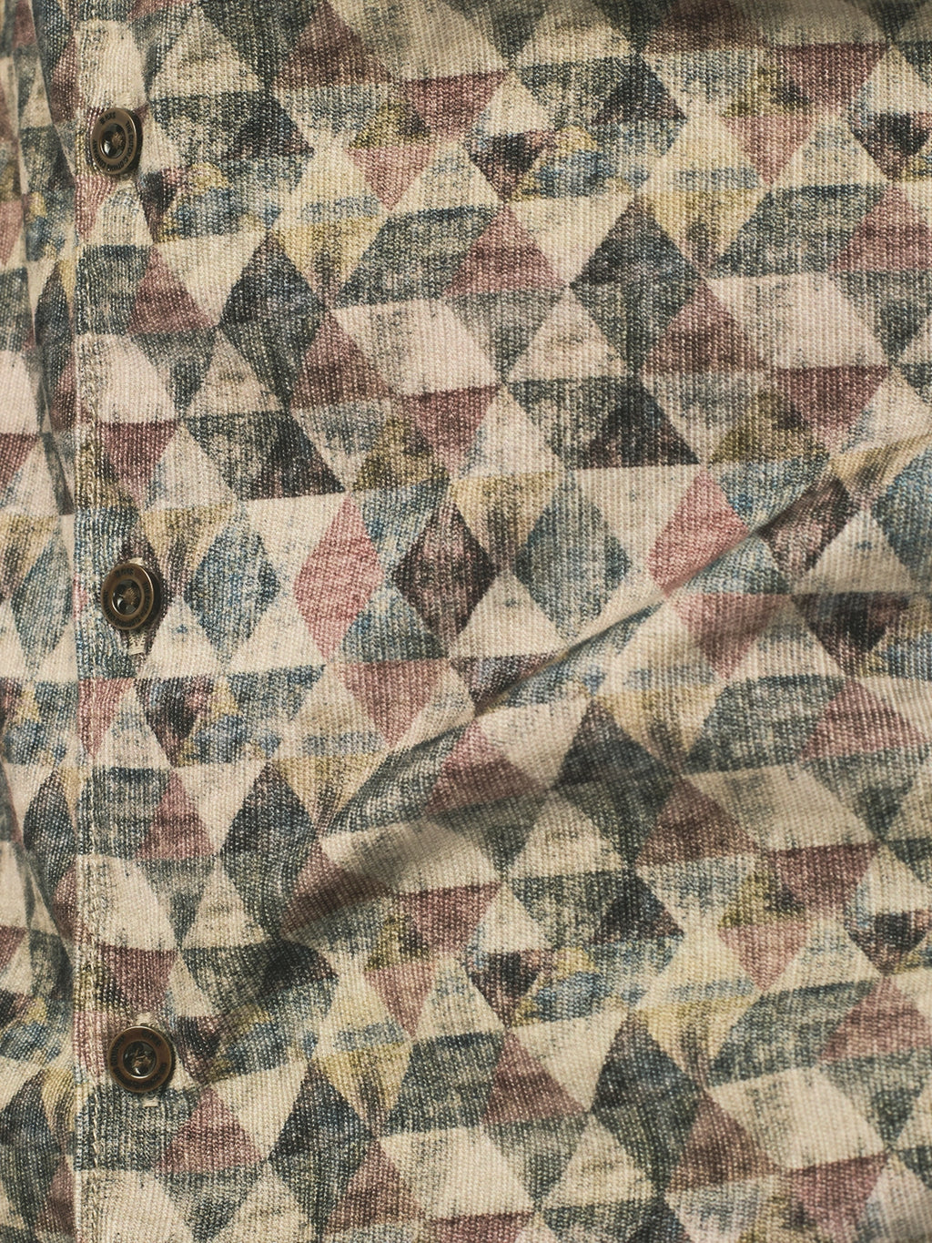 NO EXCESS ALLOVER PRINTED CORDUROY L/S SHIRT 25430918