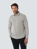 NO EXCESS ALLOVER PRINTED STRETCH COTTON L/S SHIRT 25450731
