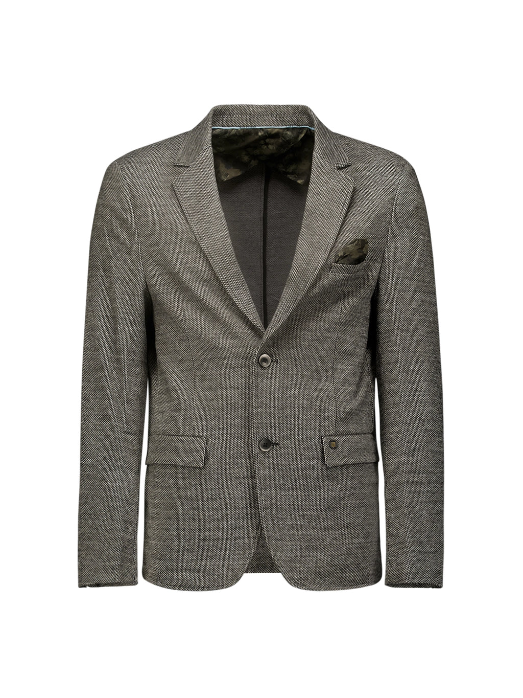 NO EXCESS TEXTURED STRETCH JERSEY MELANGE BLAZER 25910901