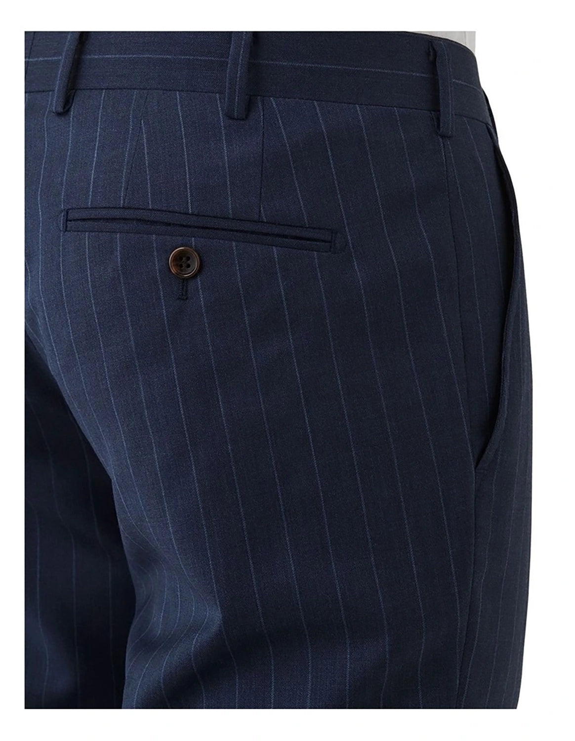 DOM BAGNATO FABIO 100% WOOL PINSTRIPE SUIT TROUSER FDU417