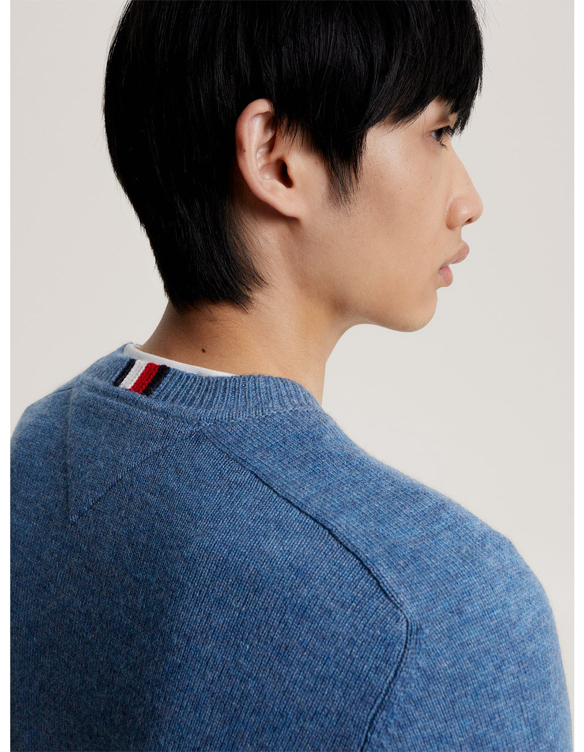TOMMY HILFIGER MERINO WOOL CREW NECK KNIT MW0MW33100