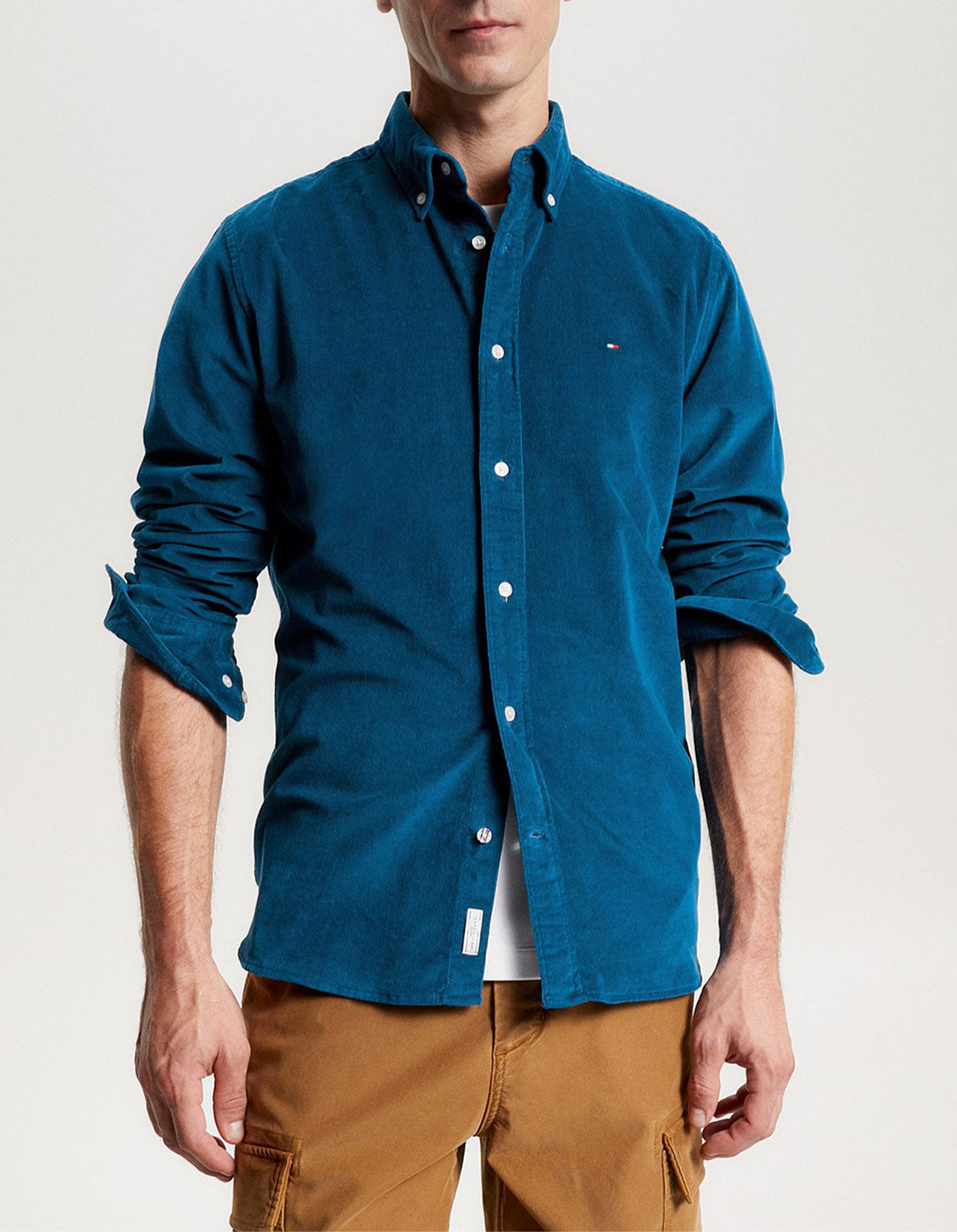 TOMMY HILFIGER FLEX CODUROY REGULAR FIT L/S SHIRT MW0MW32931