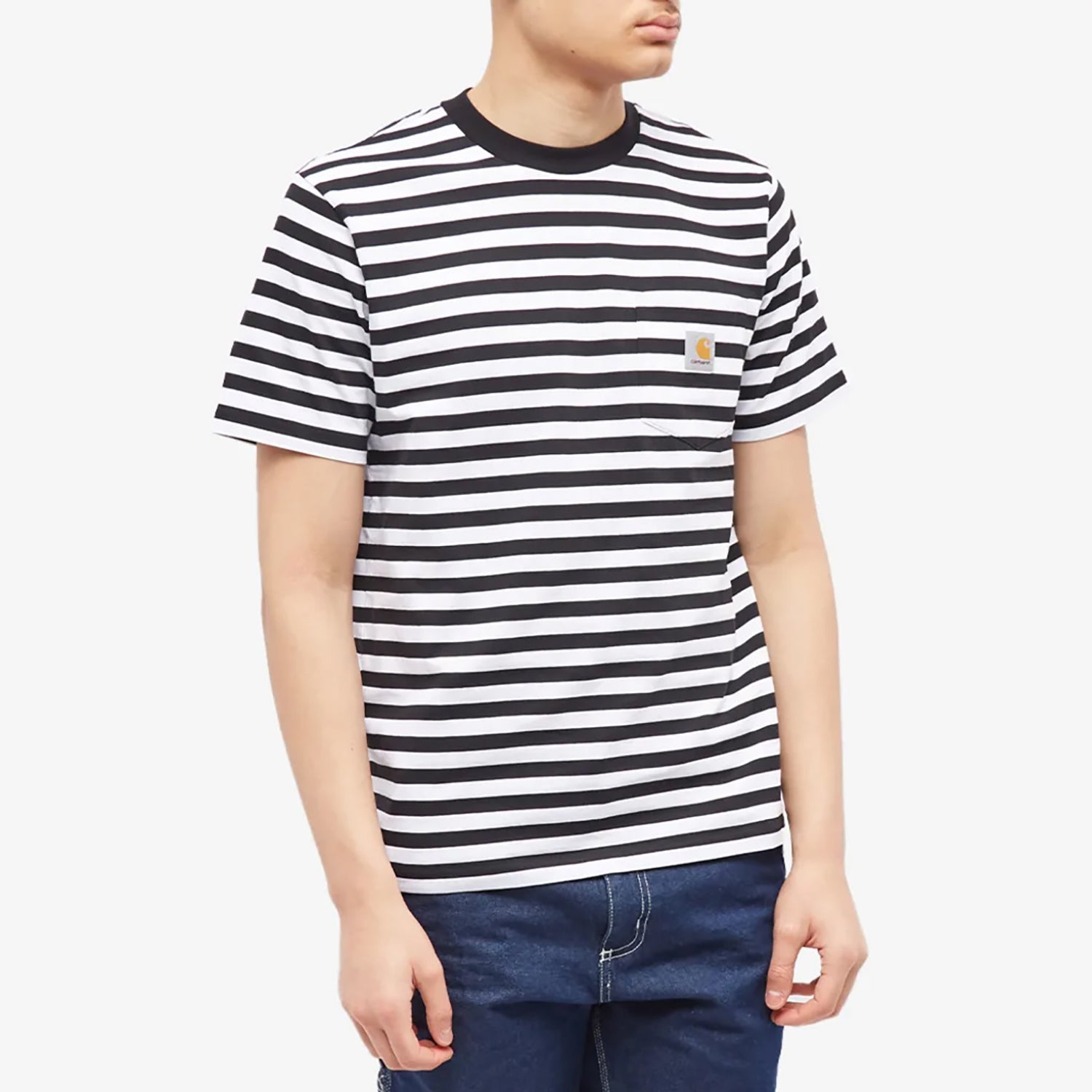 CARHARTT WIP SCOTTY POCKET STRIPE T-SHIRT I027732
