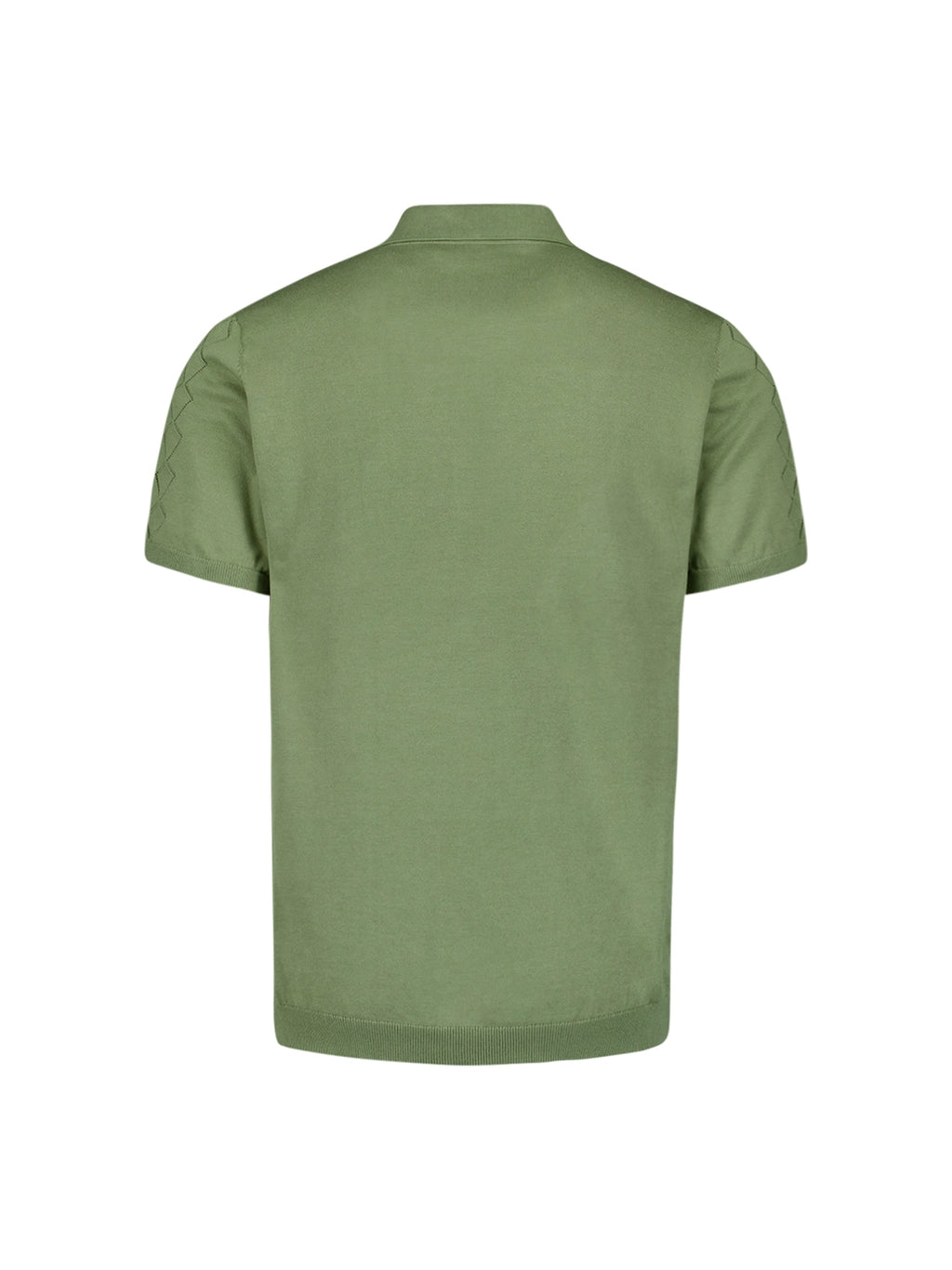 NO EXCESS JACQUARD S/S FULL BUTTON POLO 27210349
