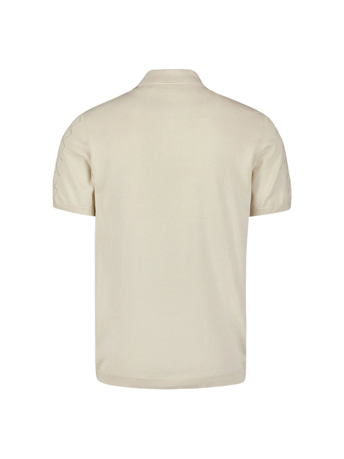 NO EXCESS JACQUARD S/S FULL BUTTON POLO 27210349