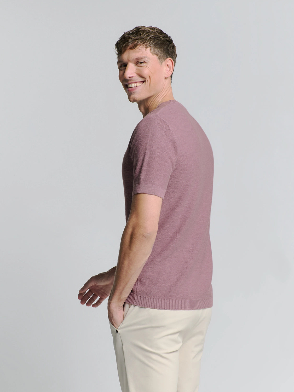 NO EXCESS SLUB KNIT CREW NECK TSHIRT 27230262