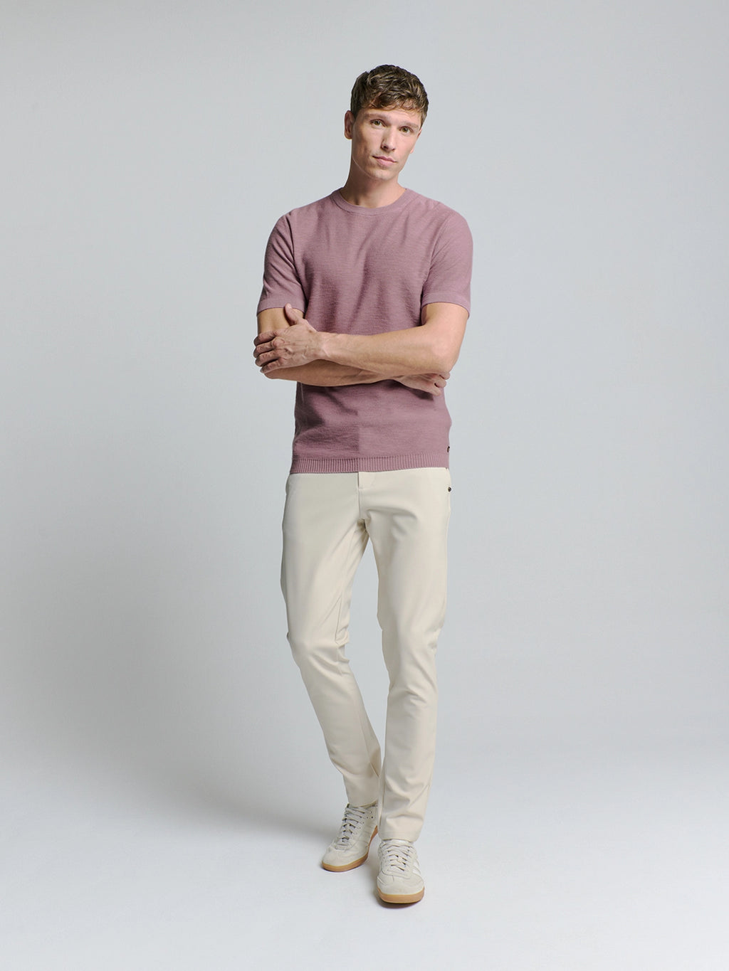 NO EXCESS SLUB KNIT CREW NECK TSHIRT 27230262