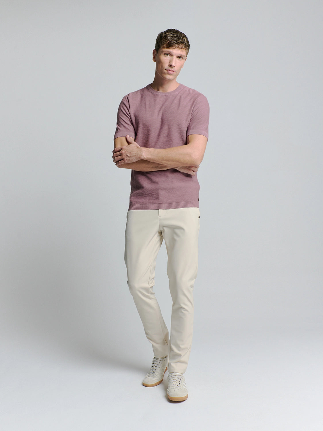 NO EXCESS SLUB KNIT CREW NECK TSHIRT 27230262