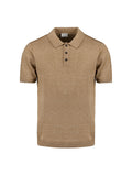 NO EXCESS LINEN BLEND KNITTED S/S POLO 27230365